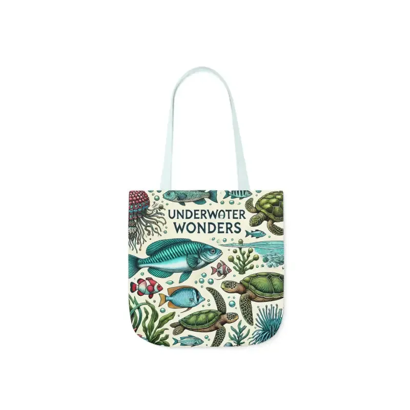 Underwater Wonders Canvas Tote for Ocean Lovers