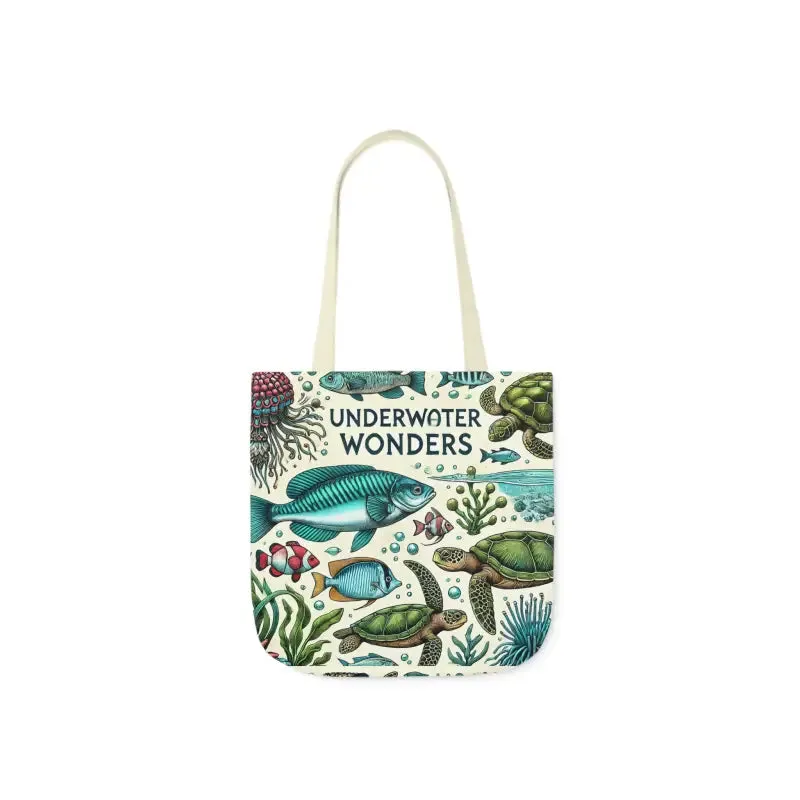Underwater Wonders Canvas Tote for Ocean Lovers