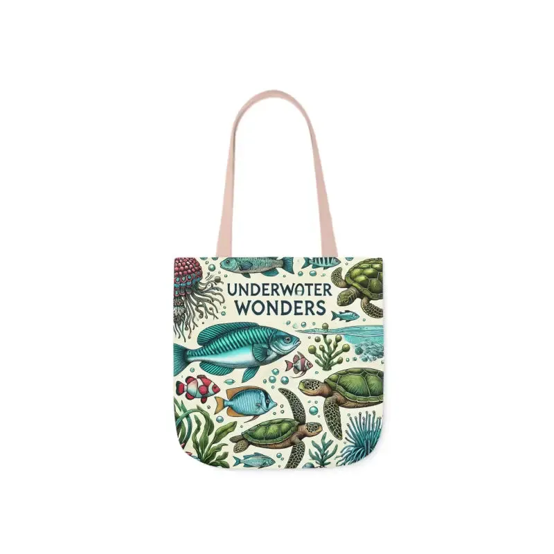 Underwater Wonders Canvas Tote for Ocean Lovers