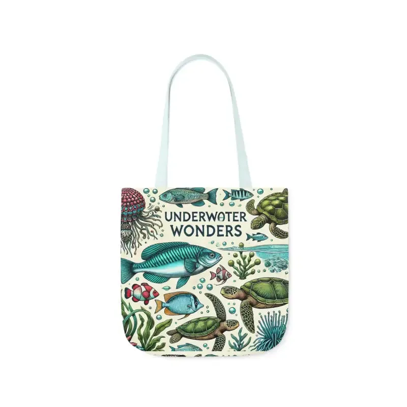Underwater Wonders Canvas Tote for Ocean Lovers