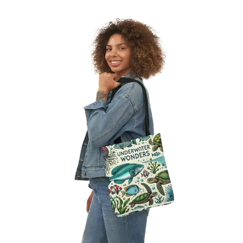 Underwater Wonders Canvas Tote for Ocean Lovers