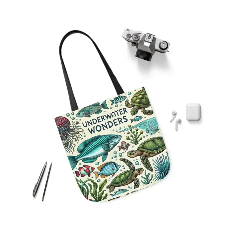 Underwater Wonders Canvas Tote for Ocean Lovers