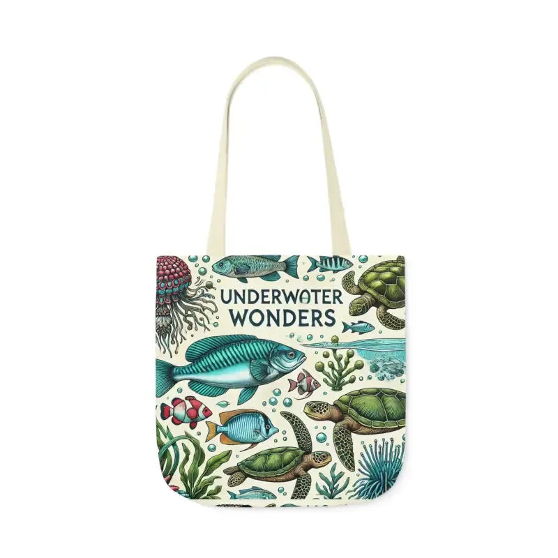 Underwater Wonders Canvas Tote for Ocean Lovers