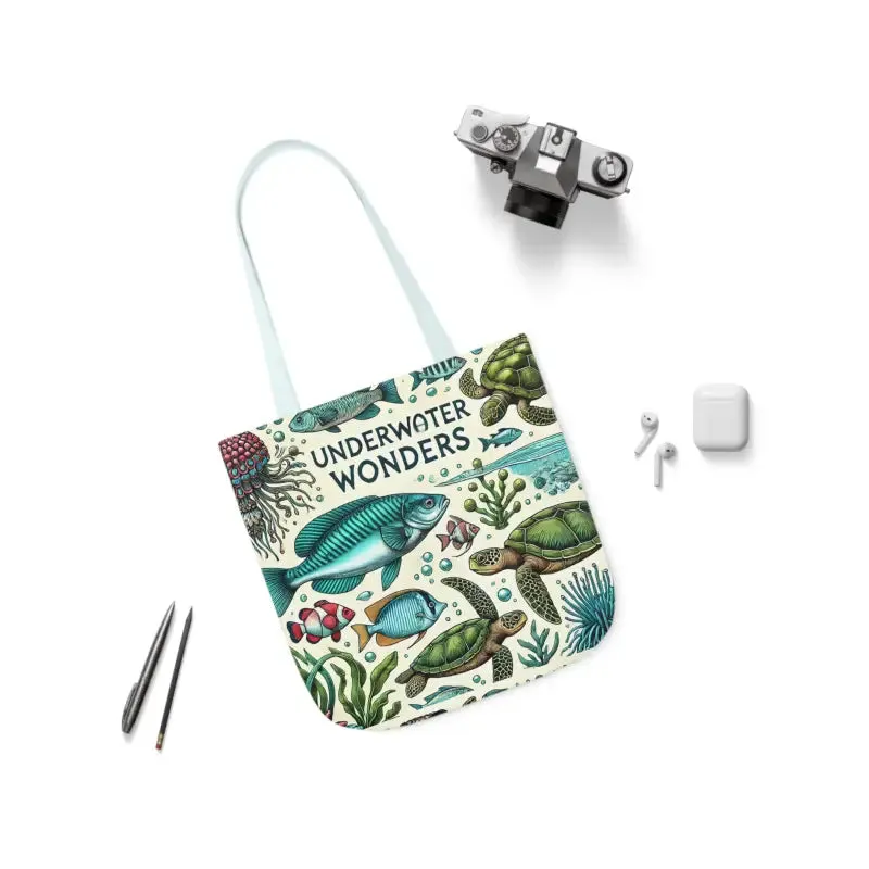 Underwater Wonders Canvas Tote for Ocean Lovers