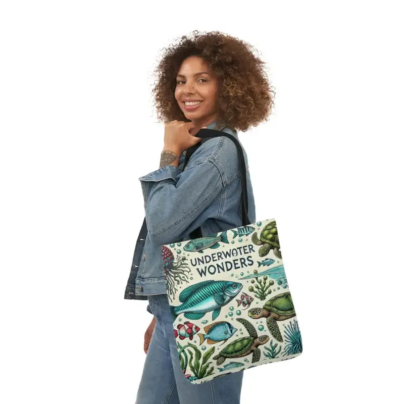 Underwater Wonders Canvas Tote for Ocean Lovers