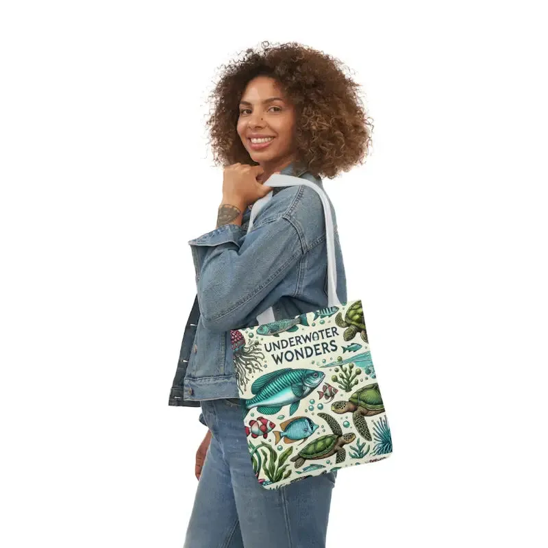 Underwater Wonders Canvas Tote for Ocean Lovers