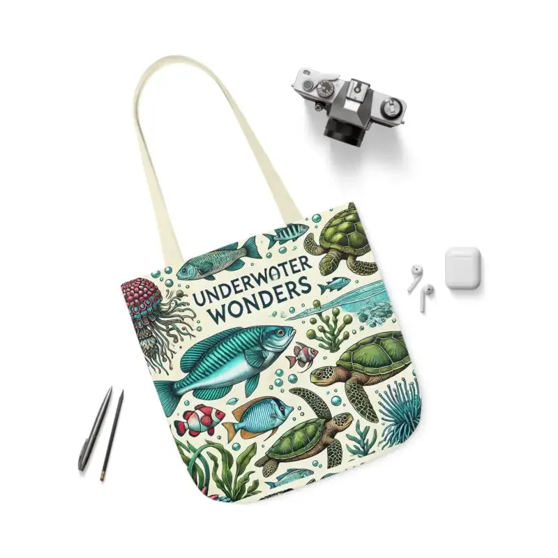 Underwater Wonders Canvas Tote for Ocean Lovers