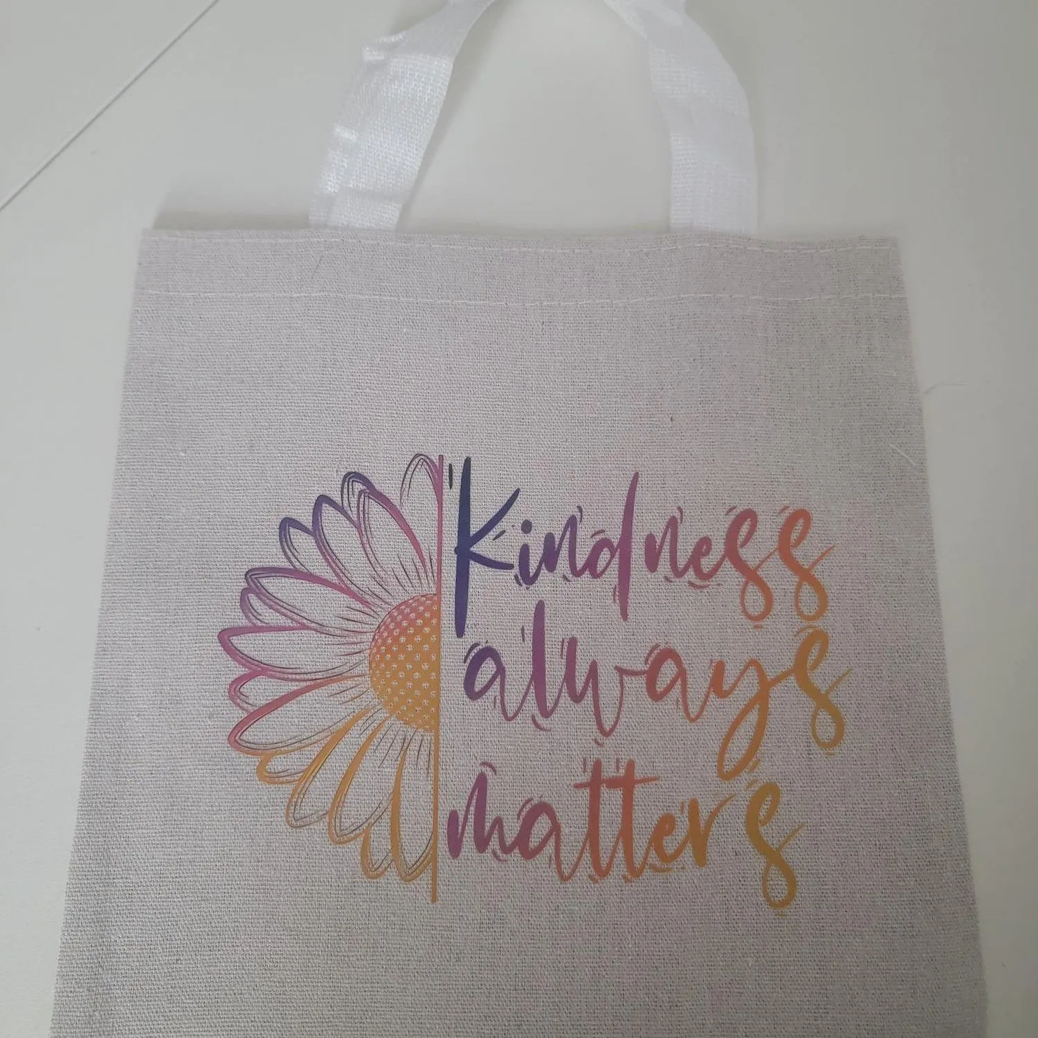 Versatile Canvas Tote Bag – 9.8” x 9.8” Durable Mini Tote for Quick Trips & Essentials