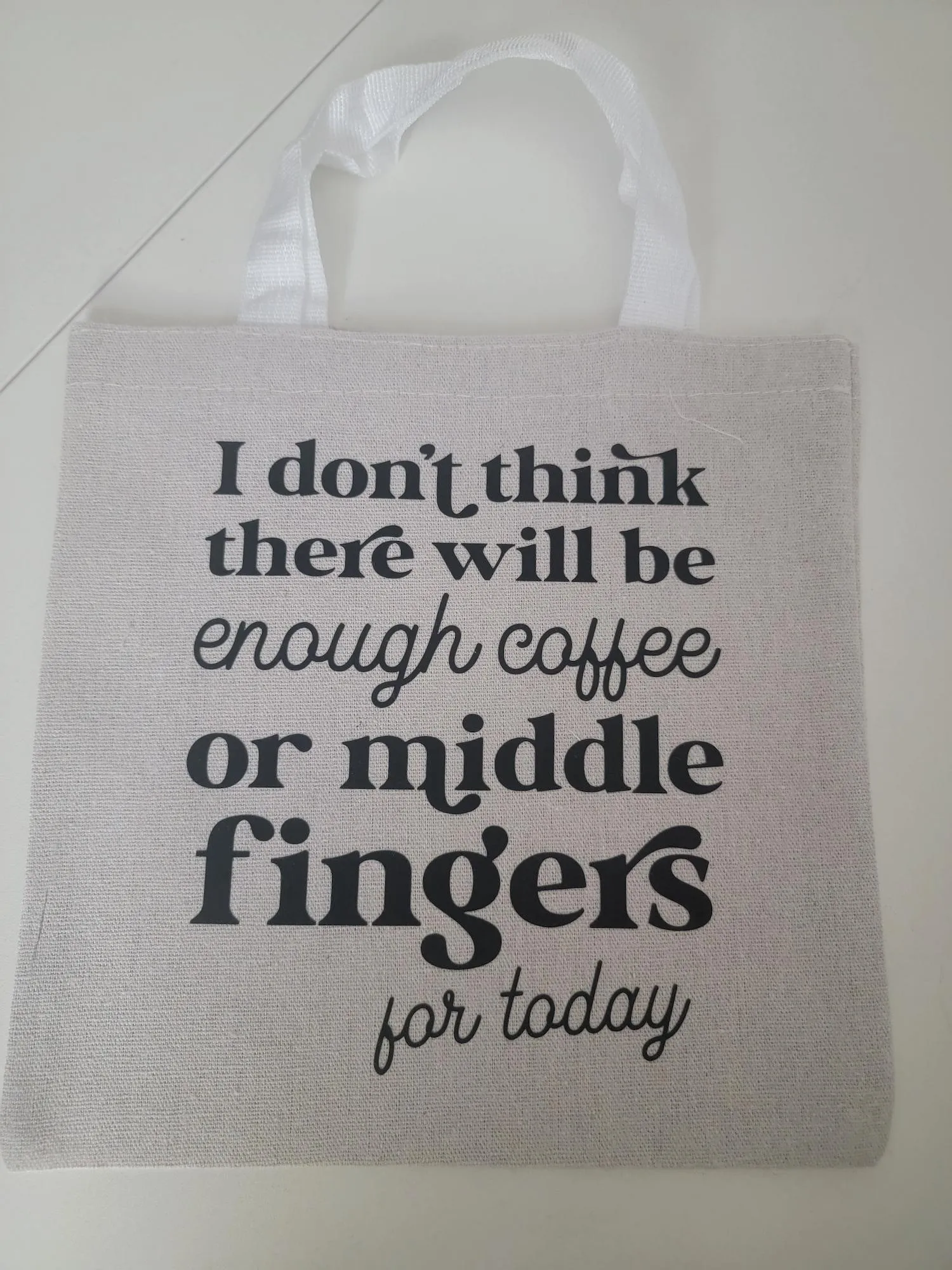 Versatile Canvas Tote Bag – 9.8” x 9.8” Durable Mini Tote for Quick Trips & Essentials
