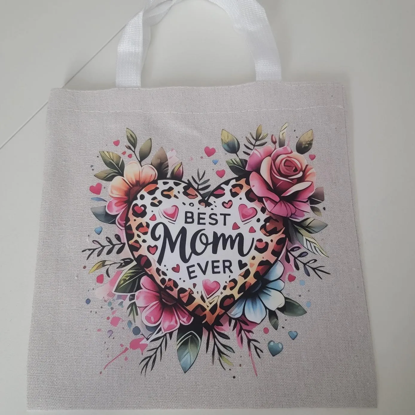 Versatile Canvas Tote Bag – 9.8” x 9.8” Durable Mini Tote for Quick Trips & Essentials