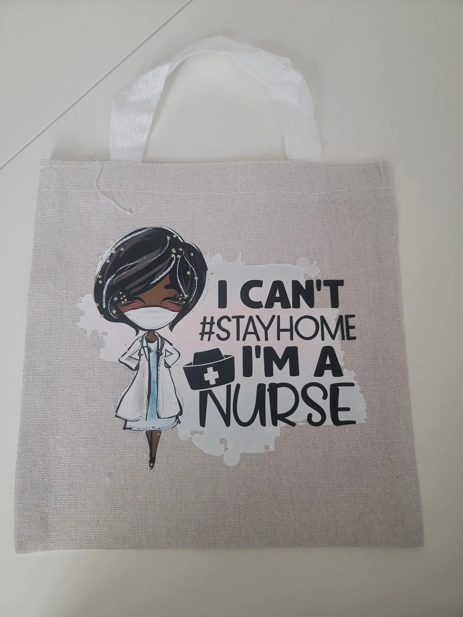 Versatile Canvas Tote Bag – 9.8” x 9.8” Durable Mini Tote for Quick Trips & Essentials