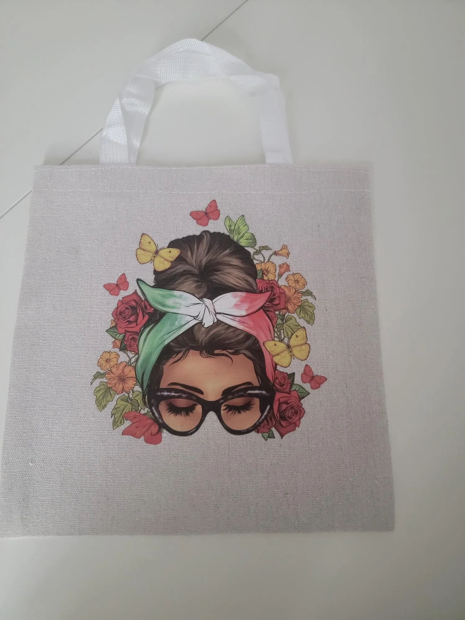 Versatile Canvas Tote Bag – 9.8” x 9.8” Durable Mini Tote for Quick Trips & Essentials