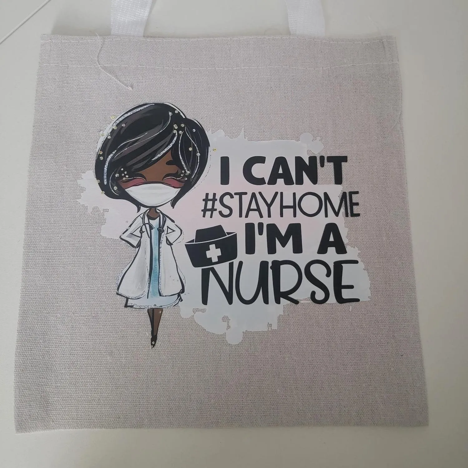 Versatile Canvas Tote Bag – 9.8” x 9.8” Durable Mini Tote for Quick Trips & Essentials