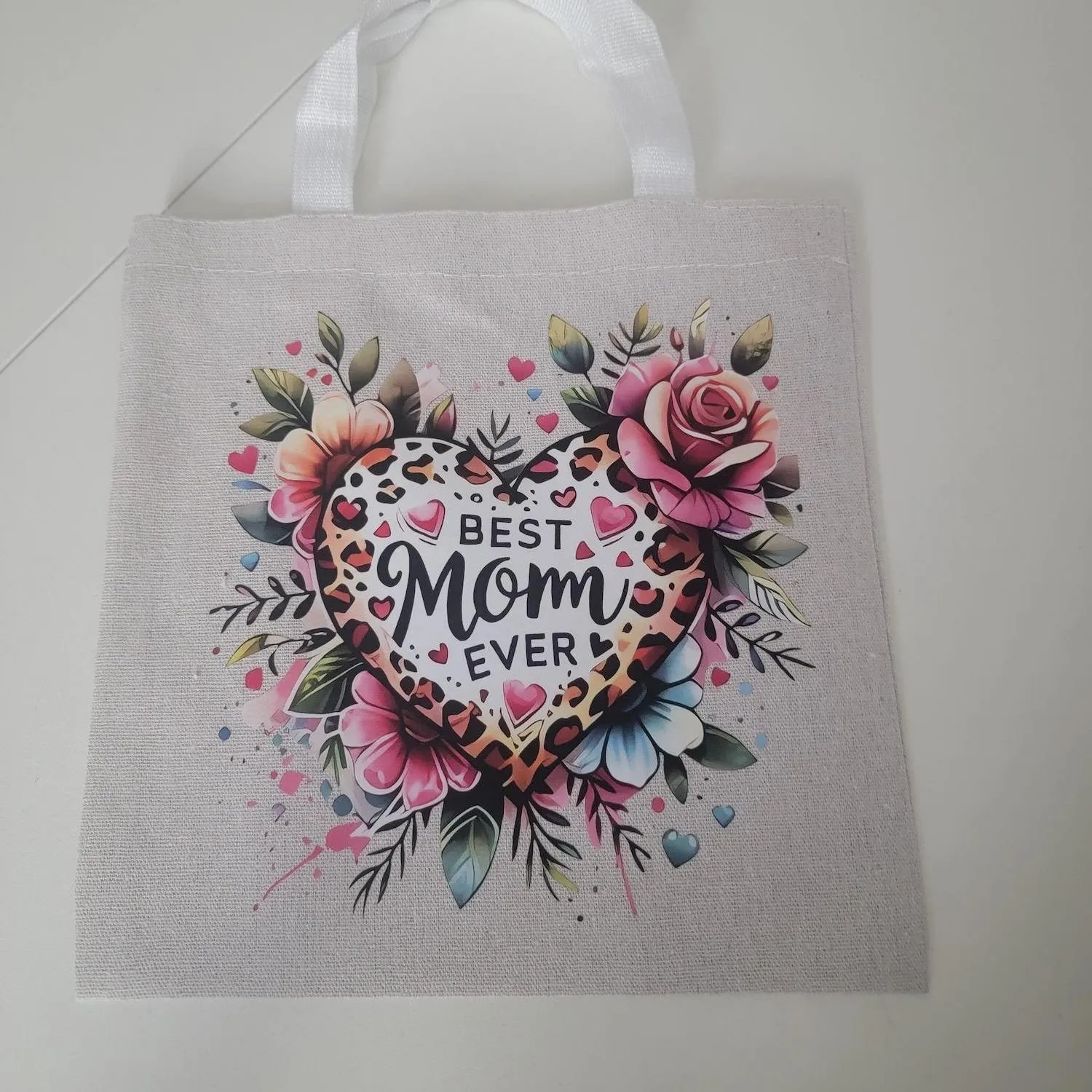 Versatile Canvas Tote Bag – 9.8” x 9.8” Durable Mini Tote for Quick Trips & Essentials