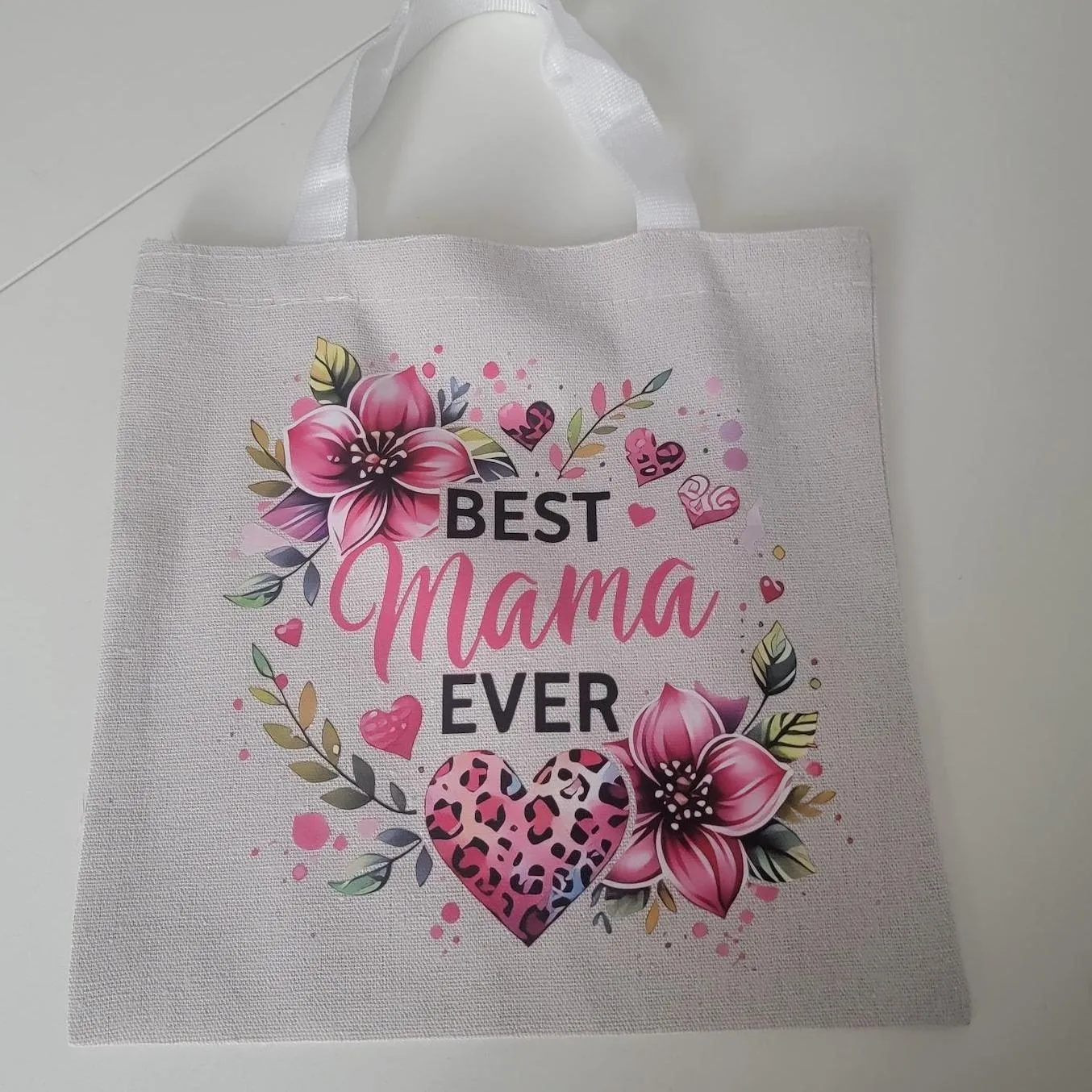 Versatile Canvas Tote Bag – 9.8” x 9.8” Durable Mini Tote for Quick Trips & Essentials