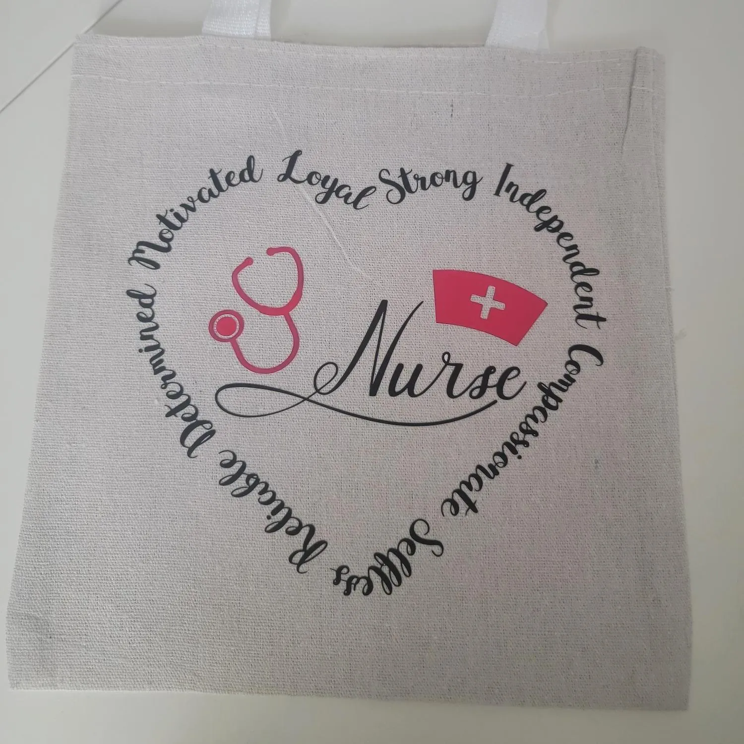 Versatile Canvas Tote Bag – 9.8” x 9.8” Durable Mini Tote for Quick Trips & Essentials
