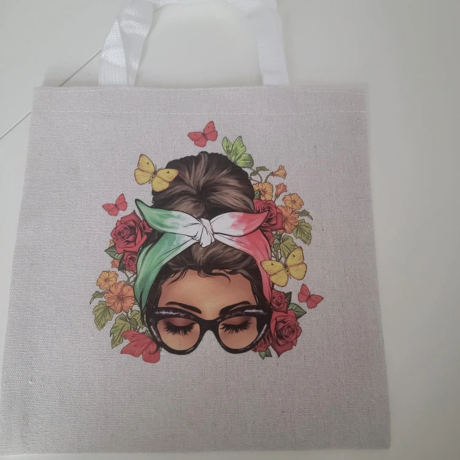 Versatile Canvas Tote Bag – 9.8” x 9.8” Durable Mini Tote for Quick Trips & Essentials