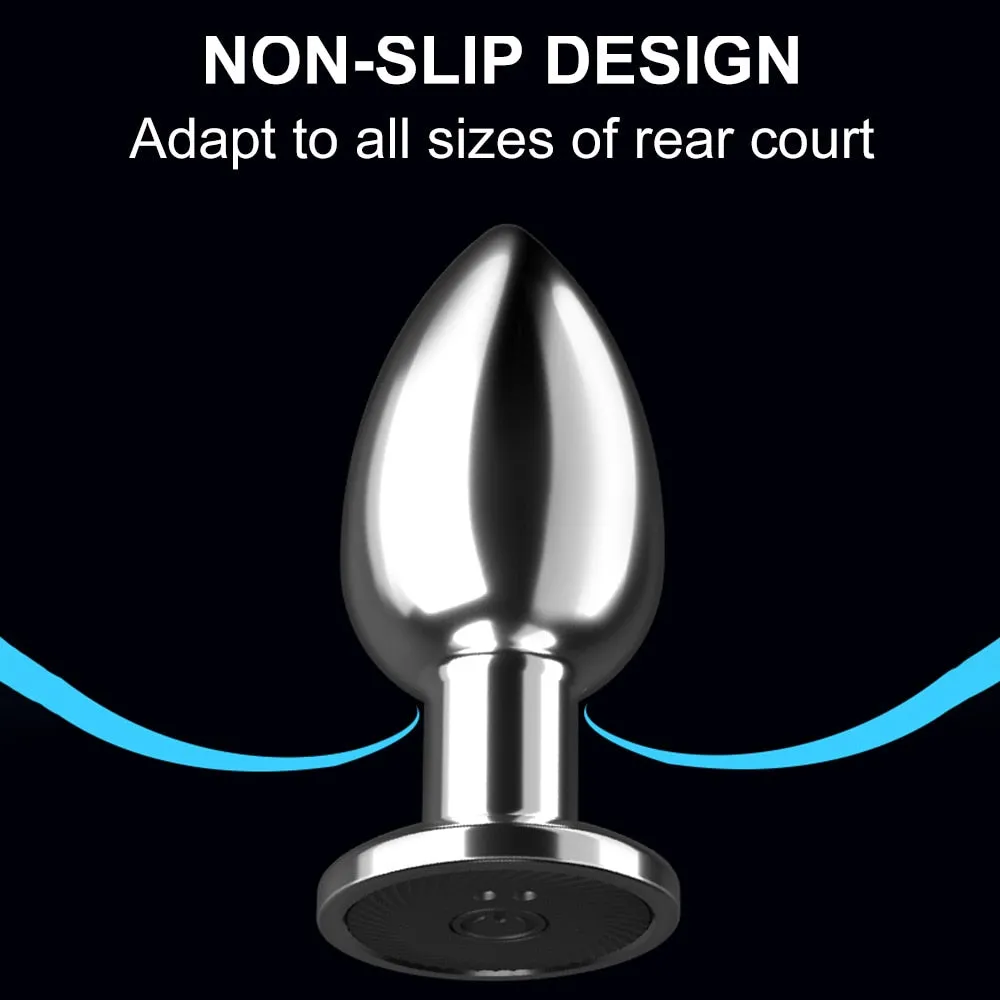 Vibrating Anal Plug With Remote Control