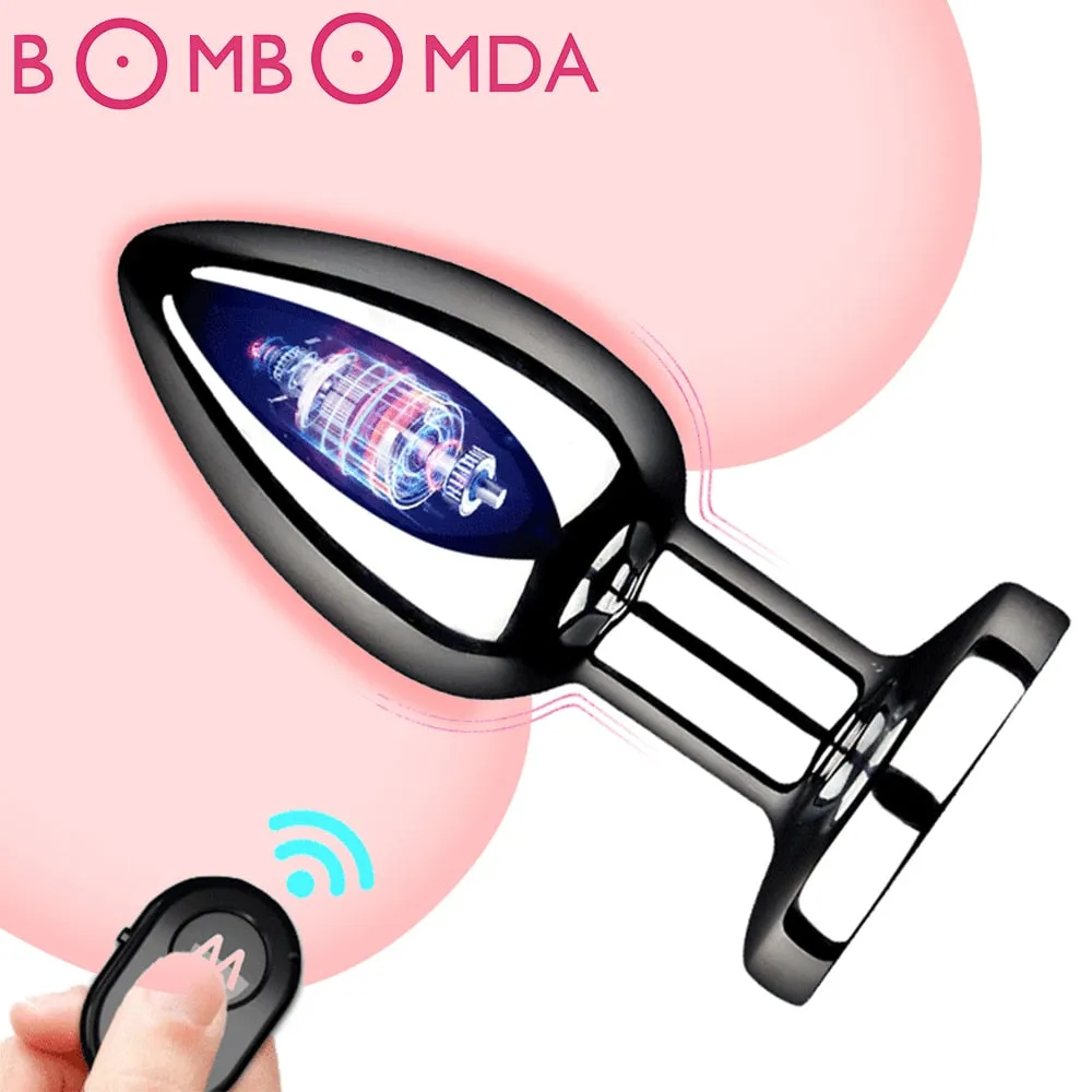 Vibrating Anal Plug With Remote Control