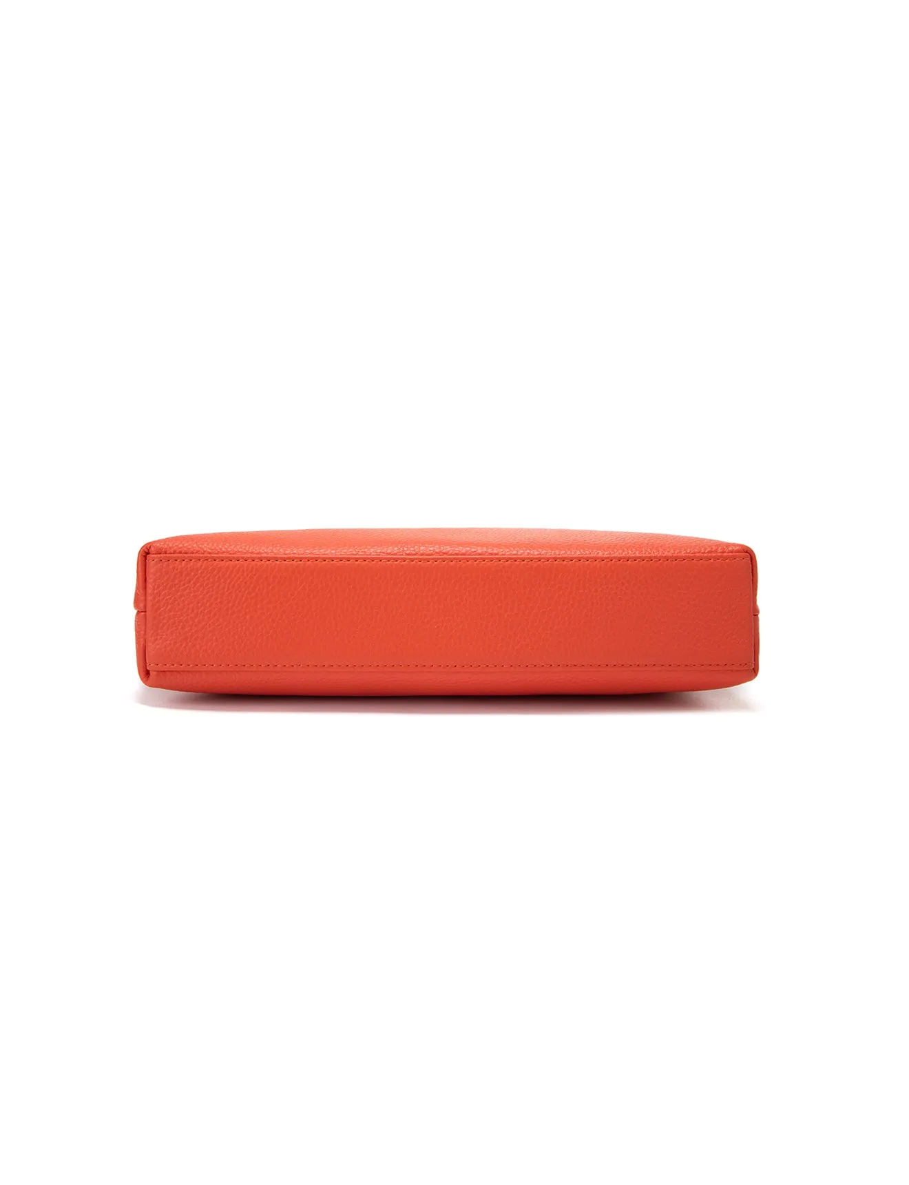 VICKY LEATHER XBODY BAG-E1-0807A-TANGERINE