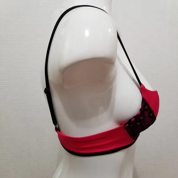 Victoria's Secret bra 32B Very Sexy Push-Up floral eyelet lace convertible 2012
