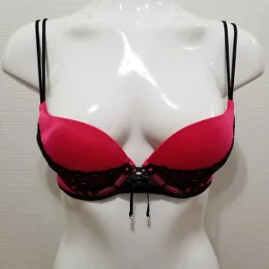 Victoria's Secret bra 32B Very Sexy Push-Up floral eyelet lace convertible 2012