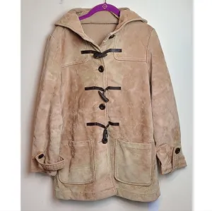 Vintage Hooded Duffle Coat