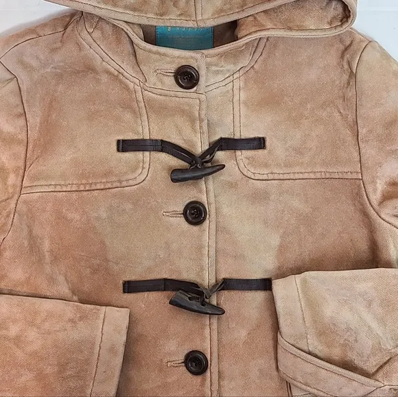 Vintage Hooded Duffle Coat