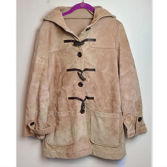 Vintage Hooded Duffle Coat