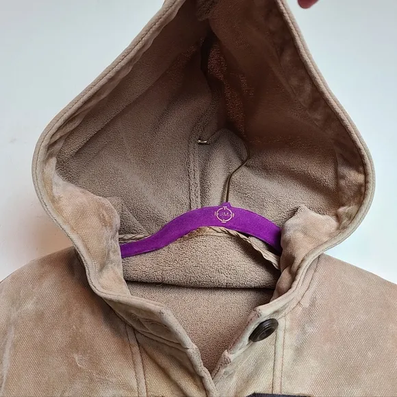 Vintage Hooded Duffle Coat
