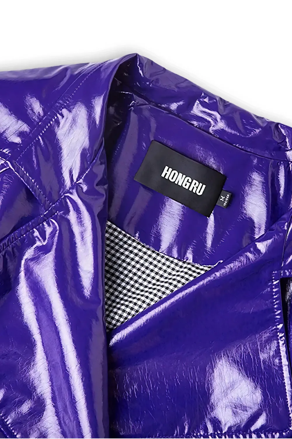 Violet Vandal Faux Leather Trench