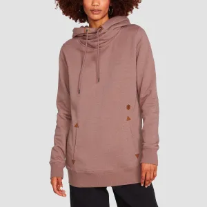 Volcom Tower Pullover Hoodie Rosewood - Womens