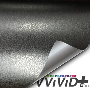 VViViD  Black Fine Grain Leather
