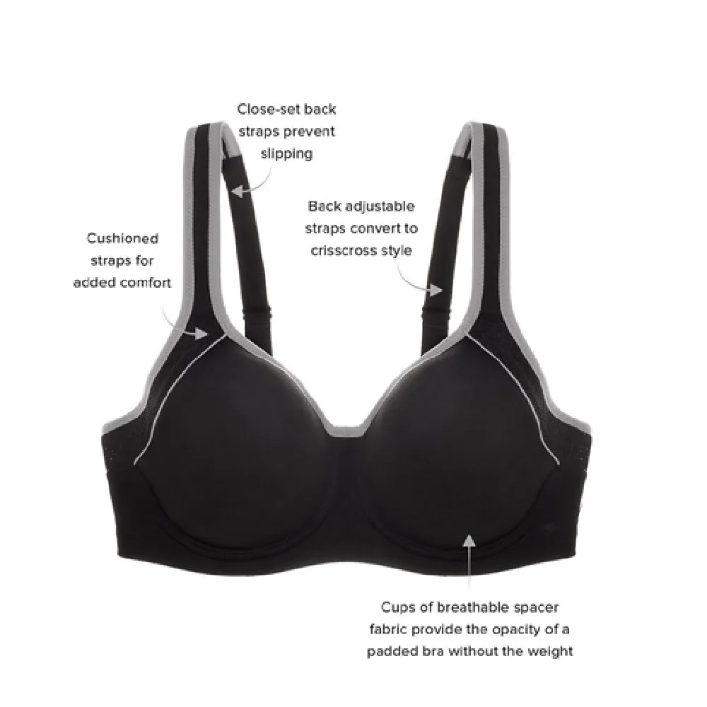 Wacoal Lindsey Sport Bra - Black