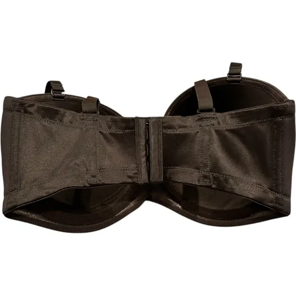 Wacoal Red Carpet Full Figure Underwire Strap/Strapless Bra Size 36G NWOT Black