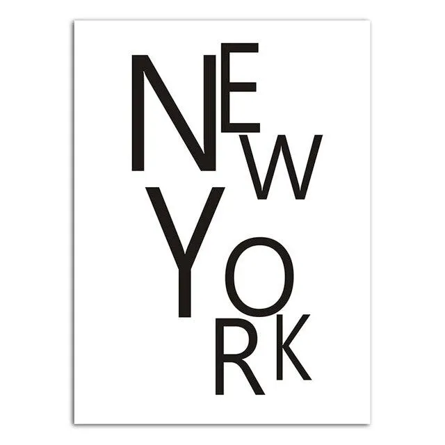 Wall Art Canvas Posters Quote Prints SJA