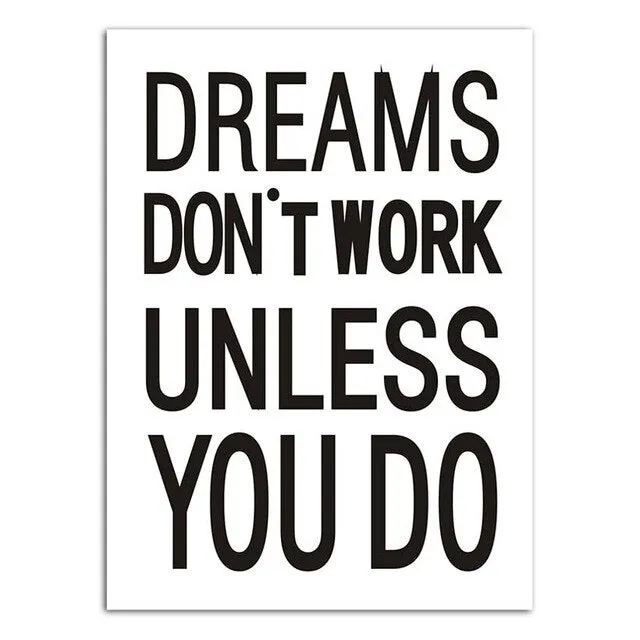 Wall Art Canvas Posters Quote Prints SJA