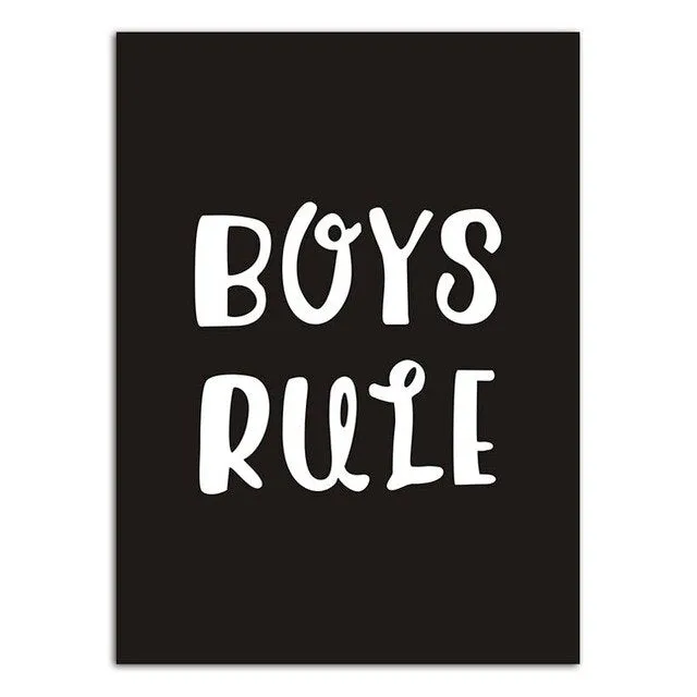 Wall Art Canvas Posters Quote Prints SJA