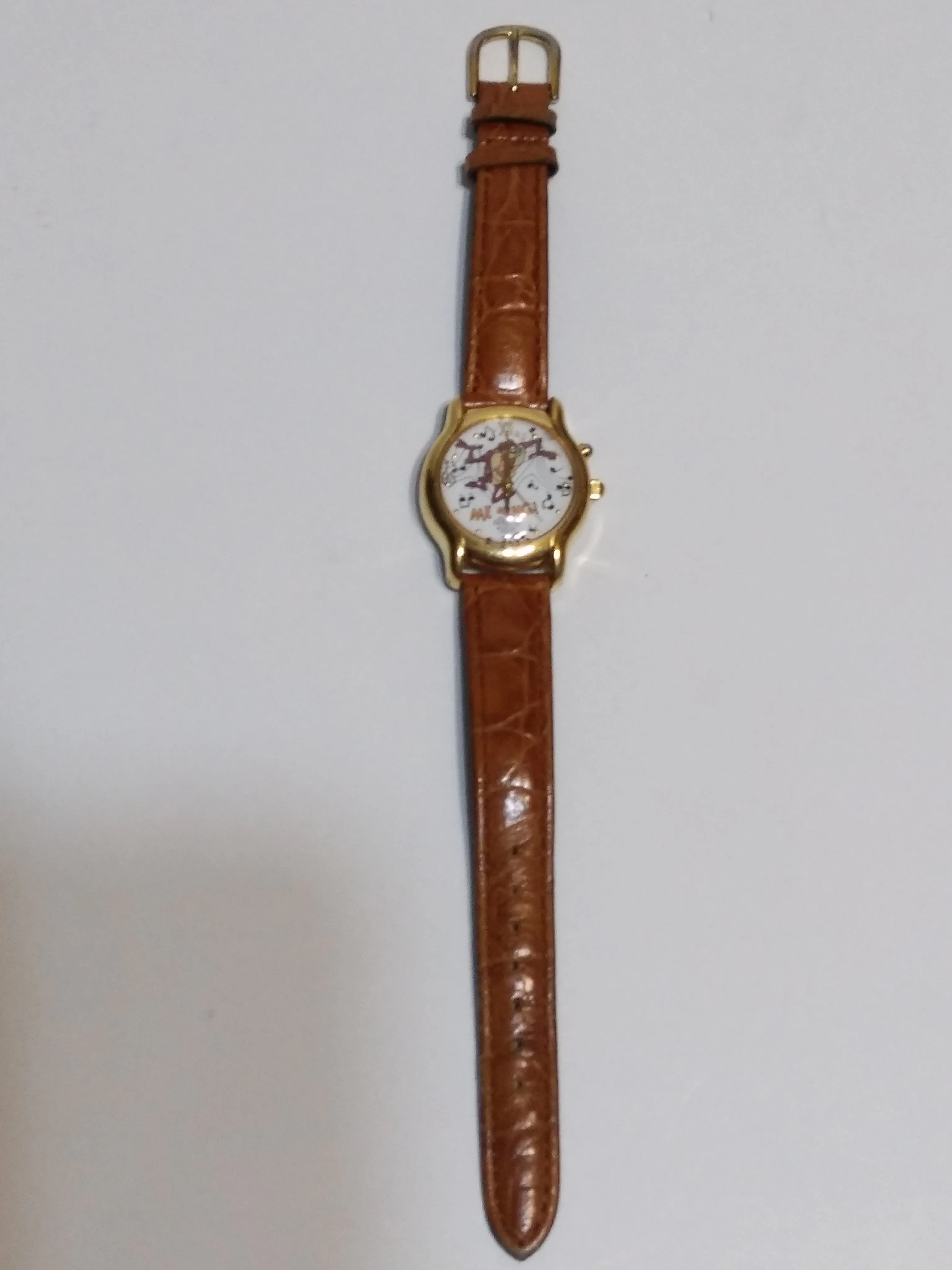 Warner Bros Tasmanian Devil "Me Sing" Armitron Musical Quartz Watch