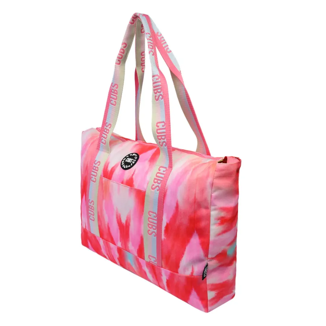 Watermelon Slices & Red Tye Dye Double Face Tote Bag