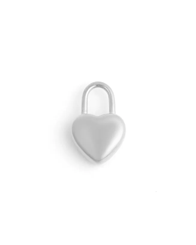 Waterproof Heart Padlock Charm