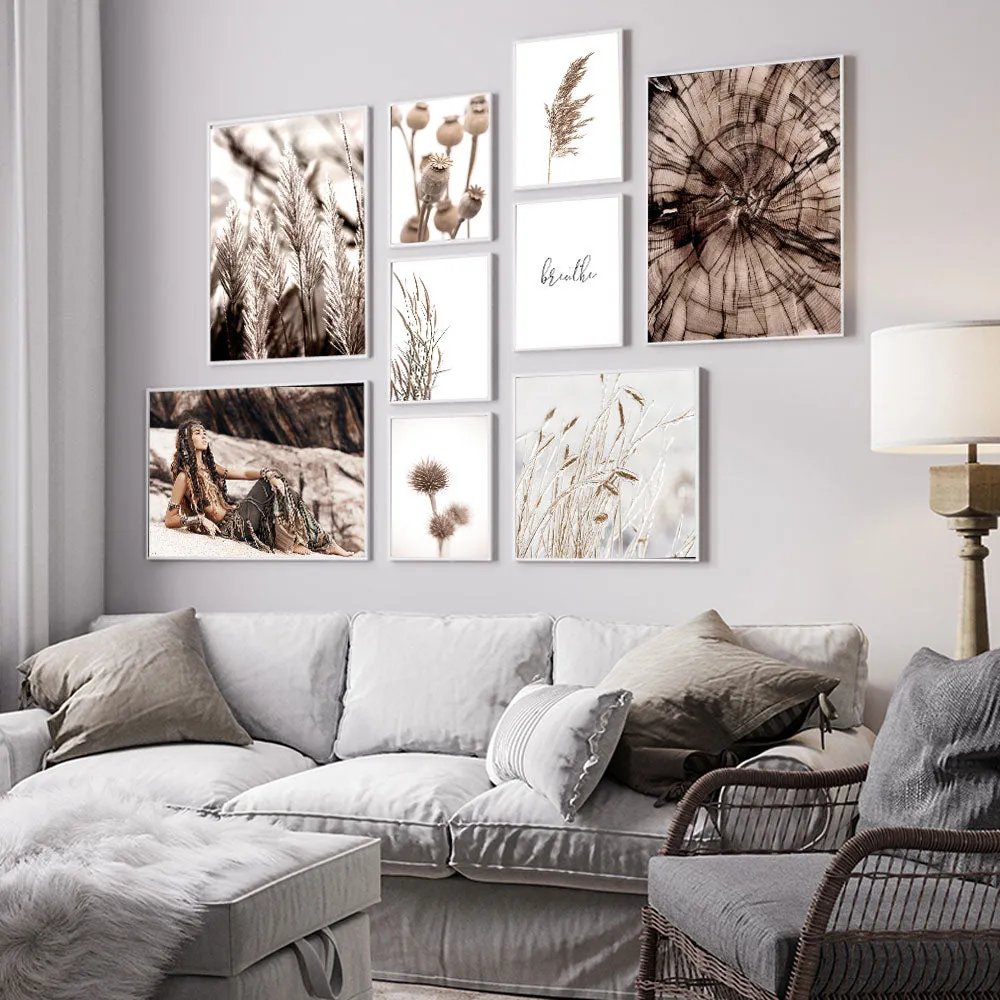 Wheat Plant Farm Quotes Wall Art