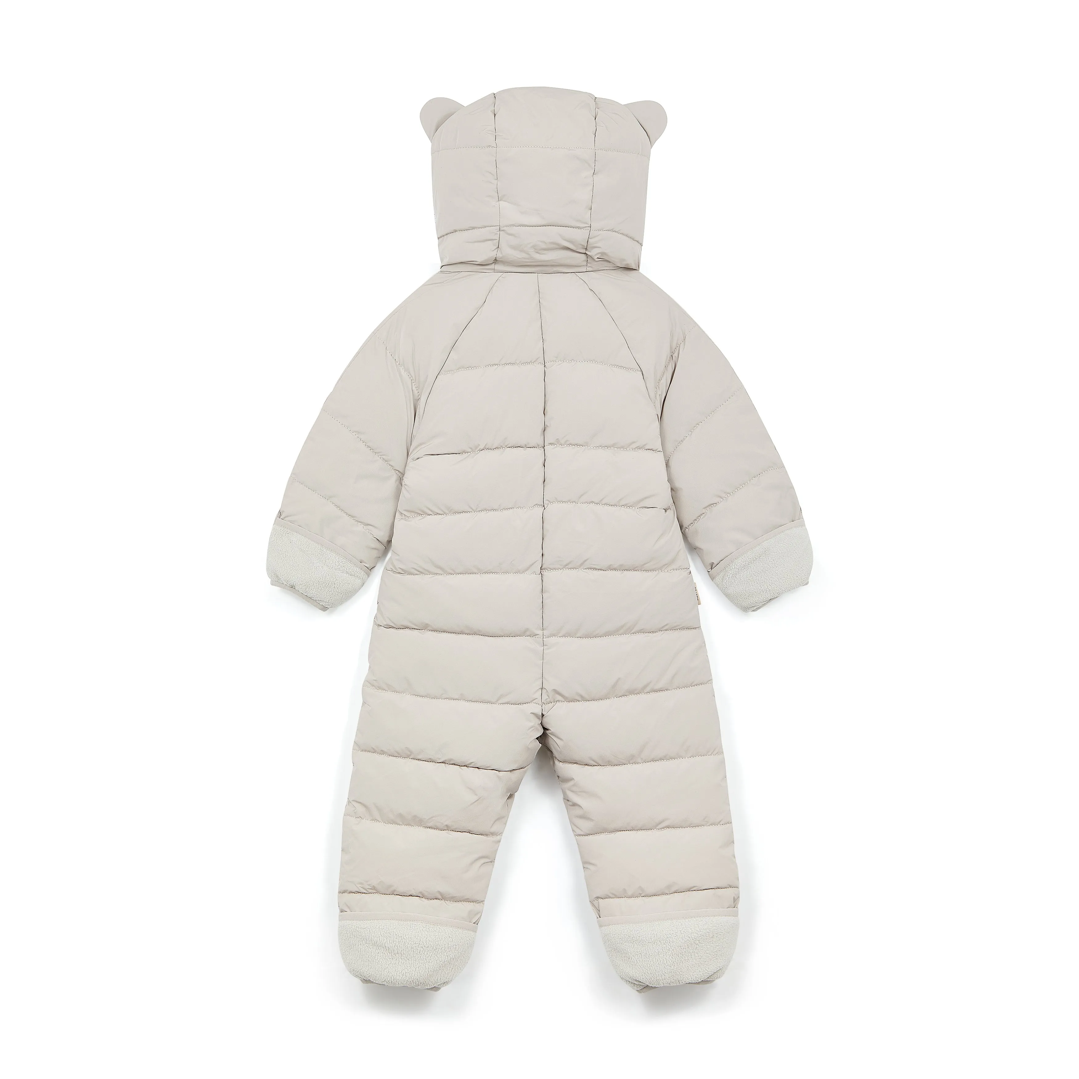 Winter White Quilted Onesie
