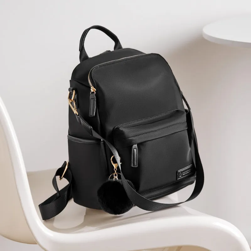 Women Minimalism Fashion Canvas Lightweight Backpack