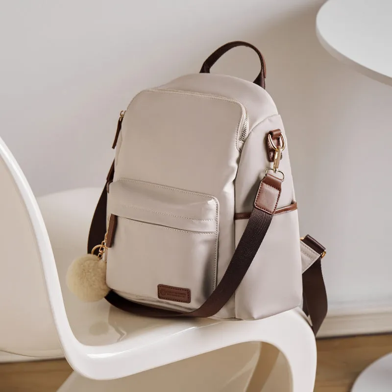 Women Minimalism Fashion Canvas Lightweight Backpack