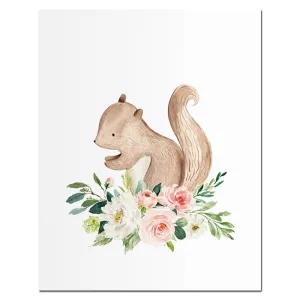 Woodland Animals Nursery Wall Art