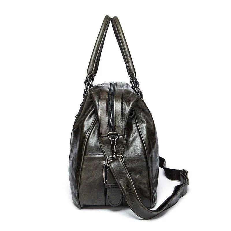 Woosir Vintage Leather Travel Bag Mens/ Womens