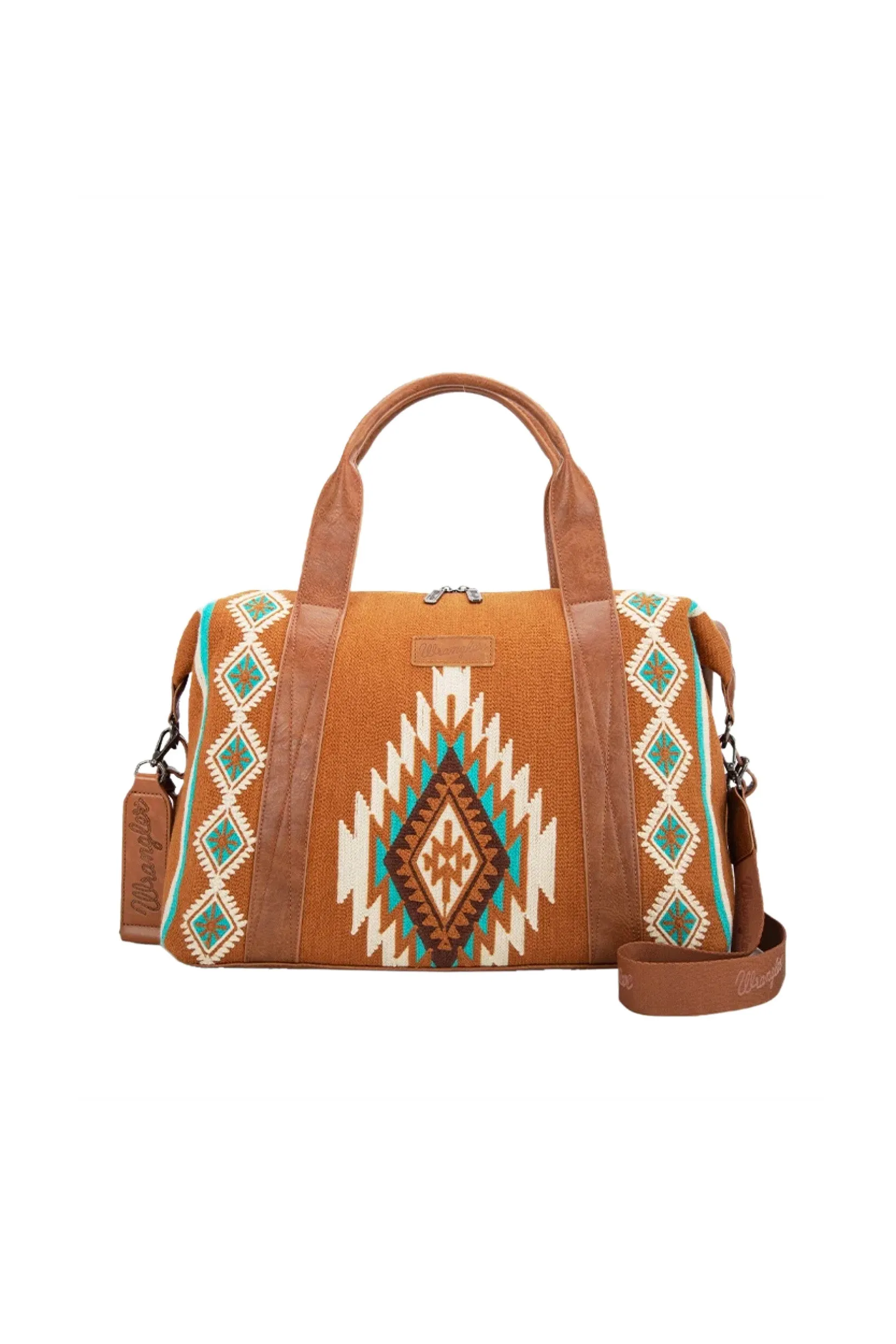 X5W2994BAG Wrangler Maya Aztec Duffle Bag Tan