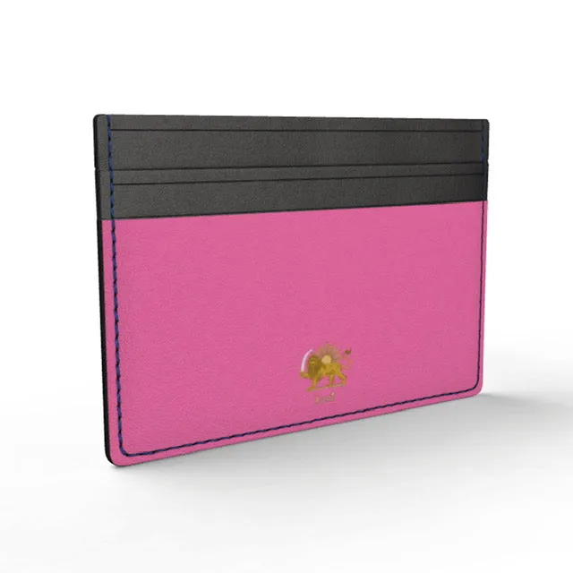 Xoni Cardholder Turquoise & Pink