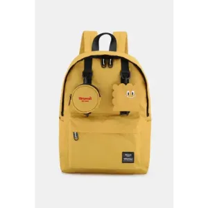 Yellow Canvas Backpack